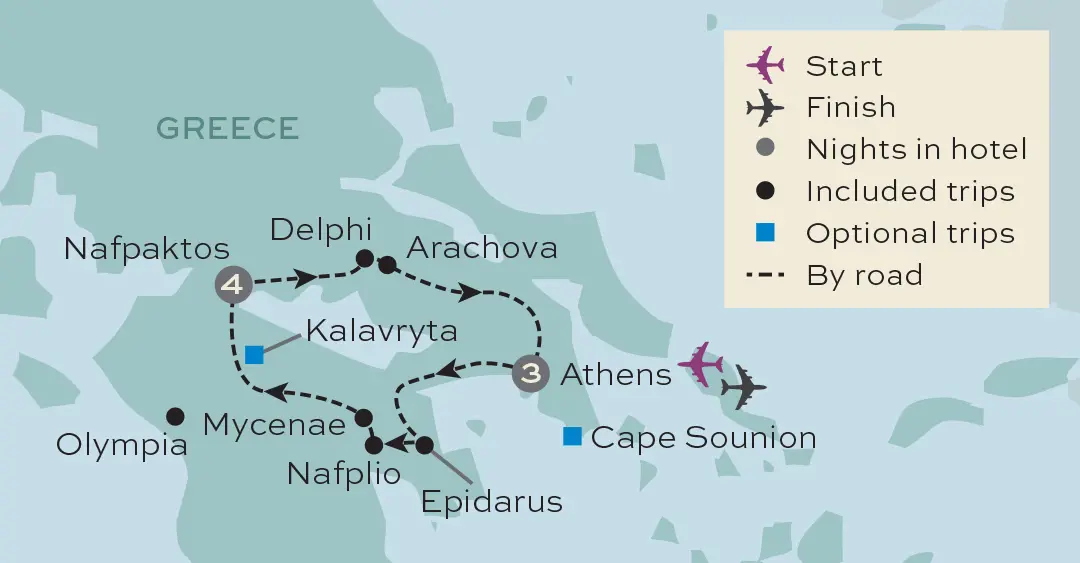 Just You - Athens, Olympia and the Corinth Coast