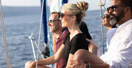 Just You Group on Boat