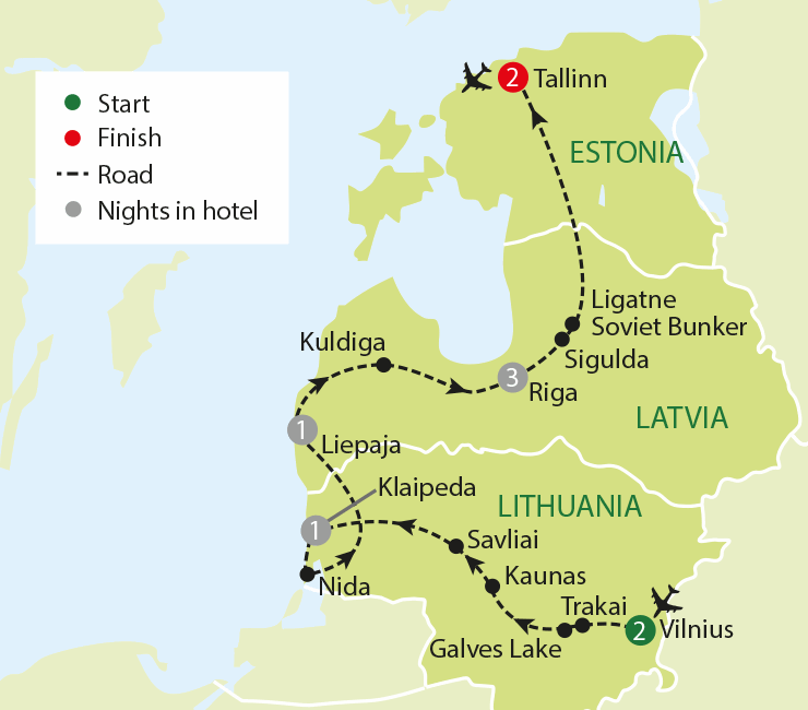 baltic tour almatur