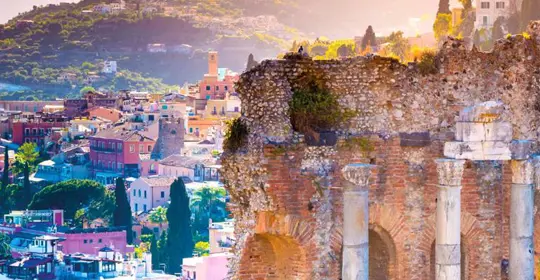 Syracuse on the south-eastern coast of Sicily