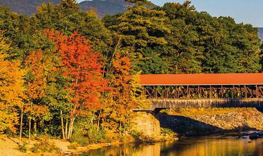 Saco River Covered Bridge in Conway