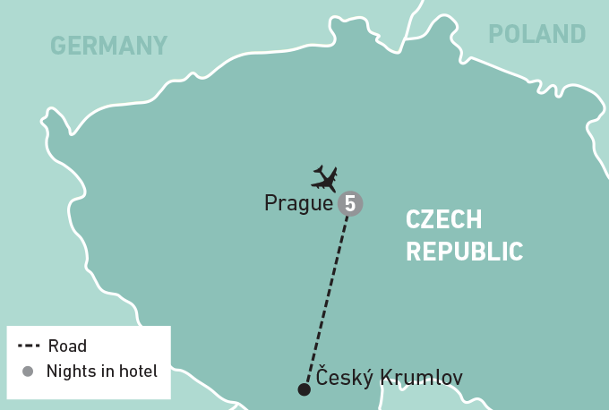 Christmas In Prague 2021 tour map