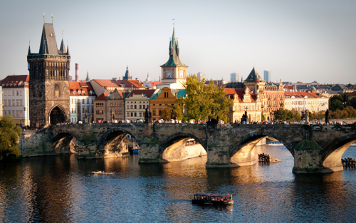 Charles Bridge - an impressive vantage point during a Prague solo travel tour